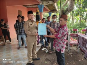 Penyerahan Akta Kematian Atas Nama SLAMET YUSUF