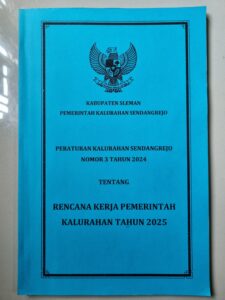 Perkal Sendangrejo Nomor 3 Tahun 2024 Tentang RKPKal Tahun Anggaran 2025