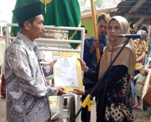 Penyerahan Akta Kematian Atas Nama RANTIMAH