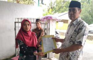 Penyerahan Akta Kematian Atas Nama SRI UTARI