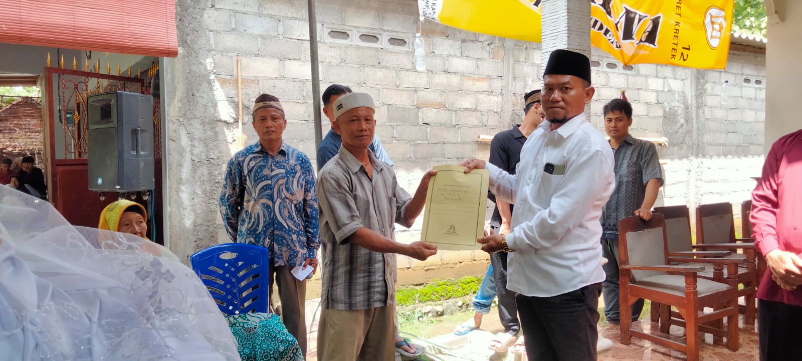 Penyerahan Akta Kematian Atas Nama YB. THALIB