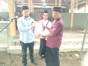 Penyerahan Akta Kematian Atas Nama ISMAIL