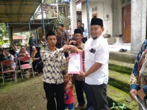 Penyerahan Akta Kematian Atas Nama SUGENG