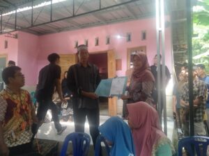 Penyerahan Akta Kematian Atas Nama HADI MULYONO SENOK