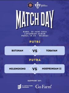 Pertandingan Ketiga Piala Lurah Sendangrejo Tahun 2026