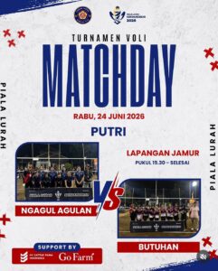 Pertandingan Kelimabelas Semi Final Piala Lurah Sendangrejo Tahun 2026