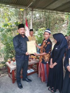 Penyerahan Akta Kematian Atas Nama JEMU SUGI MULYONO